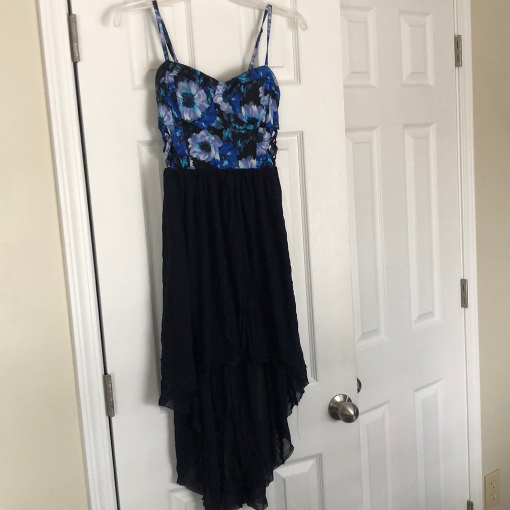 Floral high low dress
